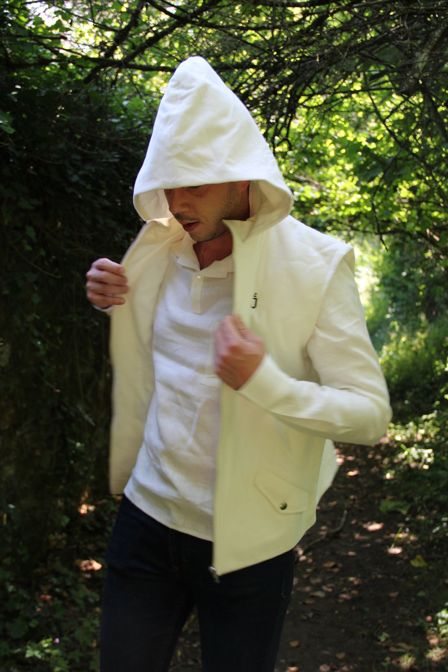 MAKAR : veste sans manches en velours côtelé de coton bio