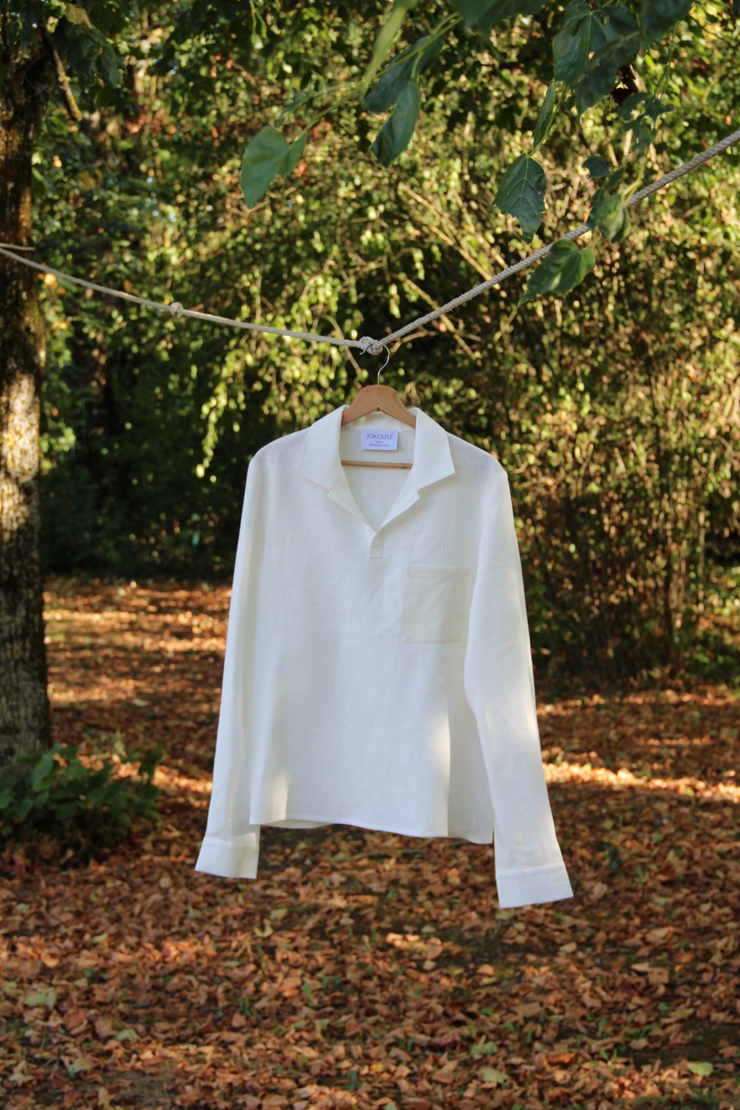 PAULIN : chemise-polo en Lin
